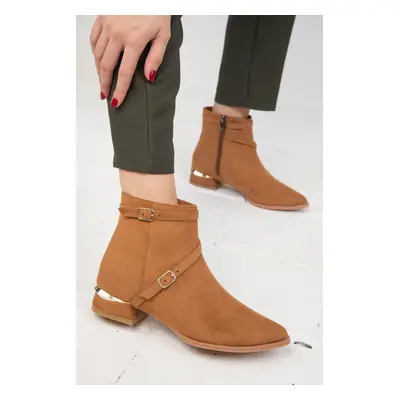 Soho Tan Suede Women's Boots & Bootie