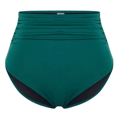 Trendyol Curve Green High Waist Corset Shapewear Bikini Bottom