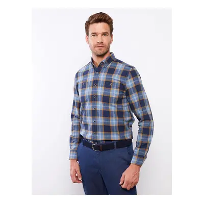 LC Waikiki LCWAIKIKI Classic Regular Fit Long Sleeve Plaid Men's Shirt