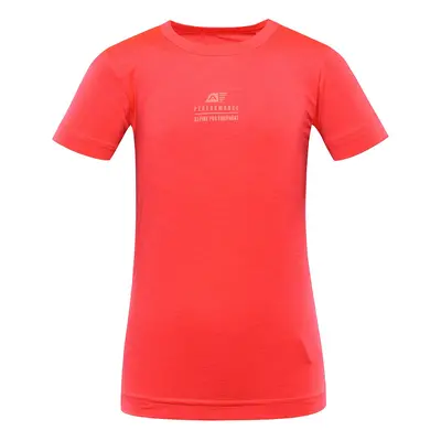 Children's quick-drying T-shirt ALPINE PRO BASIKO diva pink