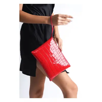 Capone Outfitters Paris Large Crocodile Red Mini Bag