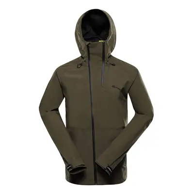 Men's softshell jacket with membrane ALPINE PRO JERD ivy green