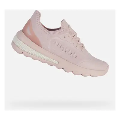 Light pink women's sneakers Geox Spherica Actif - Women's