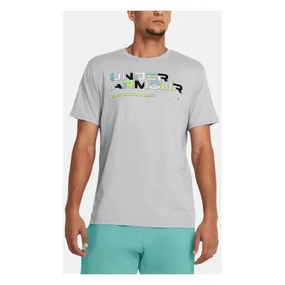 Men's T-shirt Under Armour Colorblock Wordmark SS