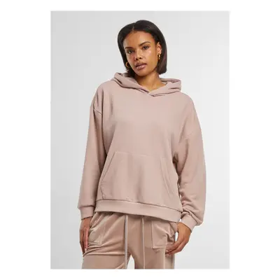 Women's Terry Oversized Hoodie powder pink