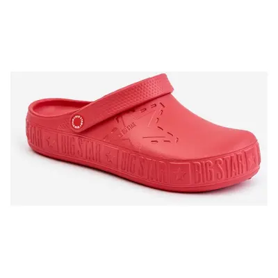 Men's lightweight slippers Chodaki Big Star Red