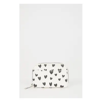 DEFACTO Women's Printed Coin Purse