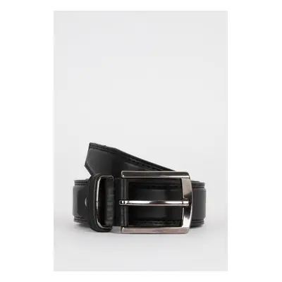 DEFACTO Men's Faux Leather Classic Belt