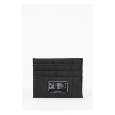 DEFACTO Men's Crinkle Fabric Wallet