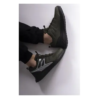 Riccon Khaki Black Unisex Sneaker