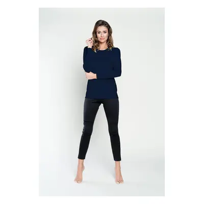 Long sleeve blouse Ibiza - navy blue