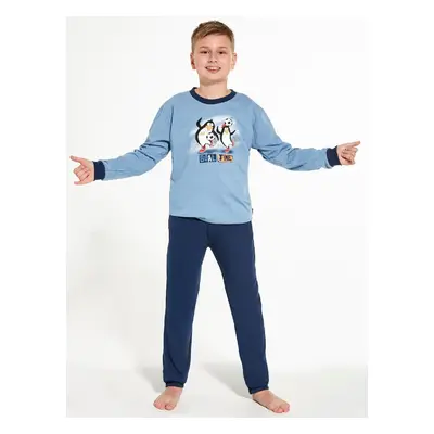 Pyjamas Cornette Kids Boy 477/136 Goal blue melange