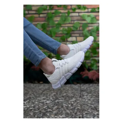 Riccon White White Unisex Sneakers