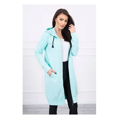 Dress with hood and mint hood