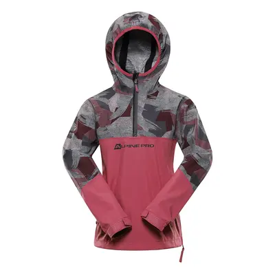 Children's jacket with ptx membrane ALPINE PRO GIBBO olivine variant pa