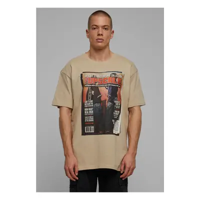 Men's T-shirt oversize Upscale Magazine sand