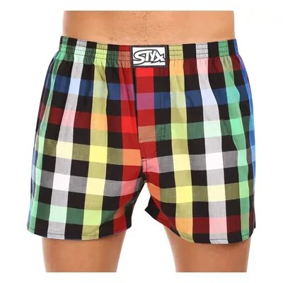 Men's briefs Styx classic rubber oversized multicolor