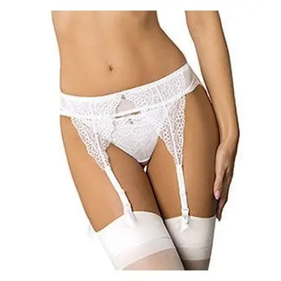 Garter belt Scarlet / PPN - white