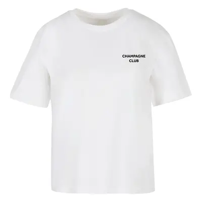 Women's T-shirt The Champagne Club white