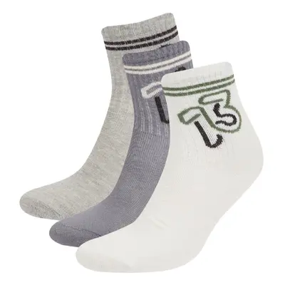 DEFACTO Size 3-Pack Cotton Long Socks