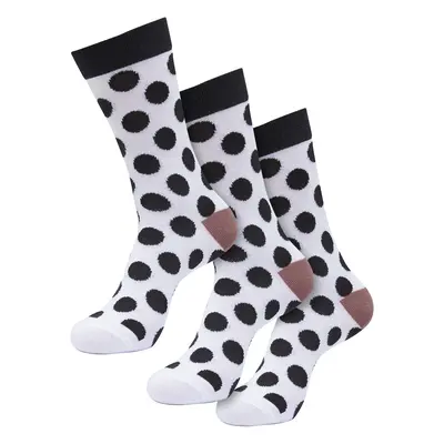 Basic Polka Dot 3-Pack socks white/black