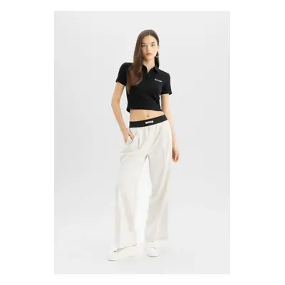 DEFACTO Cool Wide Leg Wide Leg Pocket Trousers