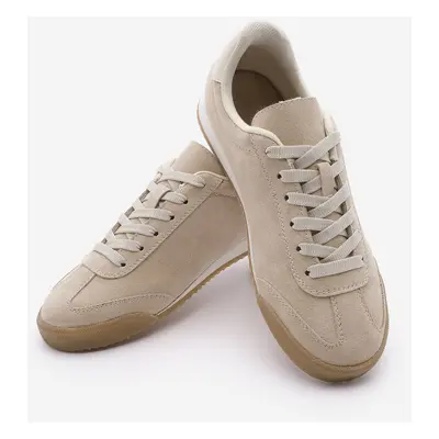 Marjin Women's Sneaker Suede Sneakers Cerile Beige Suede