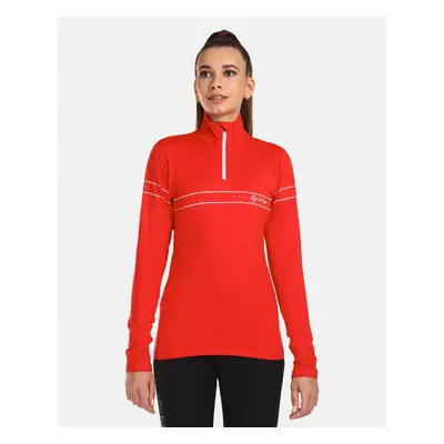 Women's functional long-sleeved T-shirt Kilpi LEEMA-W Red