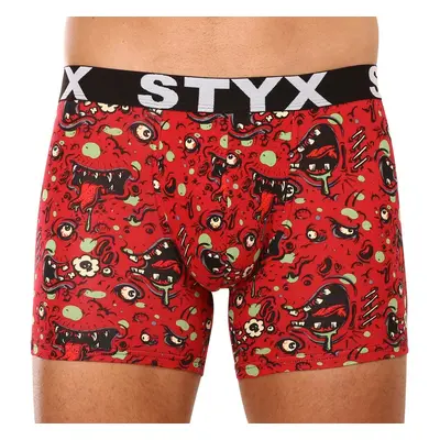 Men's boxers Styx long art sports rubber zombie