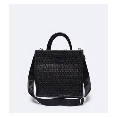 Big Star Woven Handbag Black