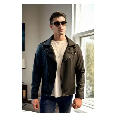 41355 Dewberry Mens PU Jacket-BLACK