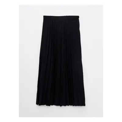 LC Waikiki Women's Plain Pleated Skirt