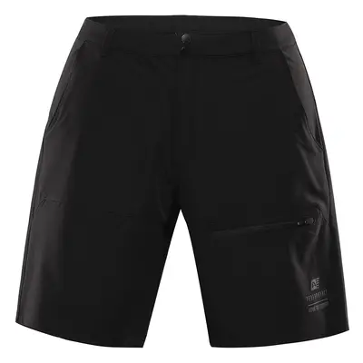 Men's softshell shorts ALPINE PRO BAK black