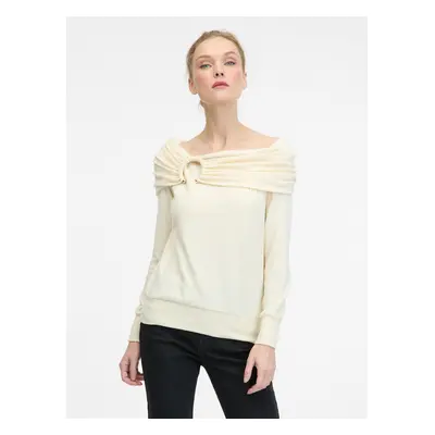 Cream women's long-sleeved T-shirt ORSAY - Women's