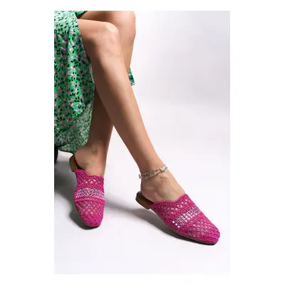 Riccon Bhilnash Women's Slippers0012101 Fuchsia