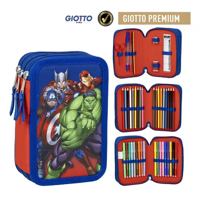 PENCIL CASE WITH ACCESSORIES GIOTTO AVENGERS