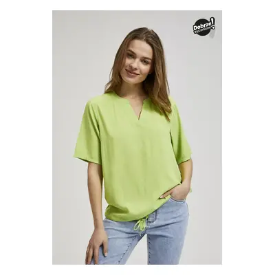 Women's T-shirt MOODO - green kiwi