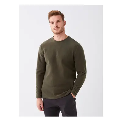 LC Waikiki Men's Crew Neck Long Sleeve Fleece Sweatshirt