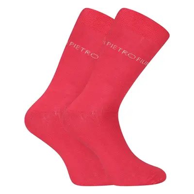 Pietro Filipi High Bamboo Socks Red