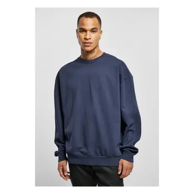 Heavy Terry Garment Dye Crew Dark Blue