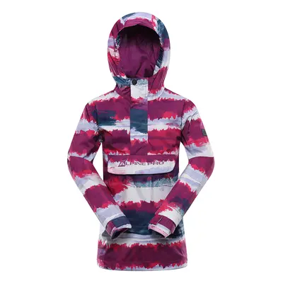 Children's jacket with PTX membrane ALPINE PRO ZEREDO holyhock variant pb