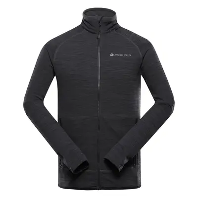 Men's quick-drying sweatshirt with cool-dry ALPINE PRO ONNEC black