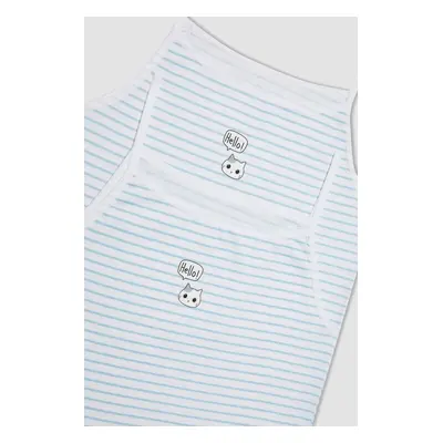 DEFACTO Girl Striped Suspender 2-Pack Undershirt