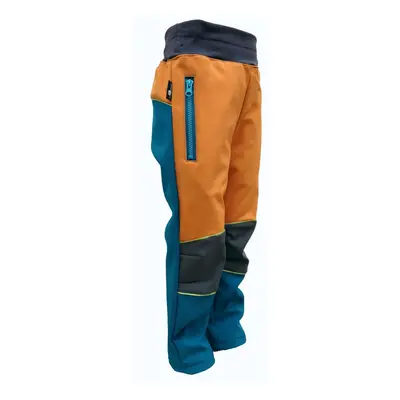 Softshell trousers - kerosene-orange