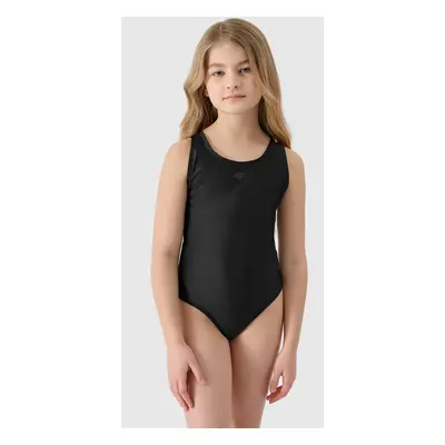 Girls' 4F One-piece Swimsuit - Black