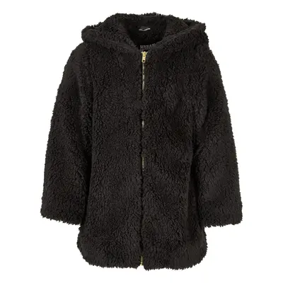 Sherpa jacket for girls black