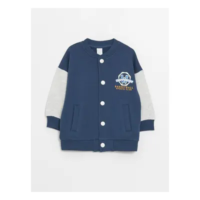 LC Waikiki College Collar Long Sleeve Baby Boy Bomber Jacket