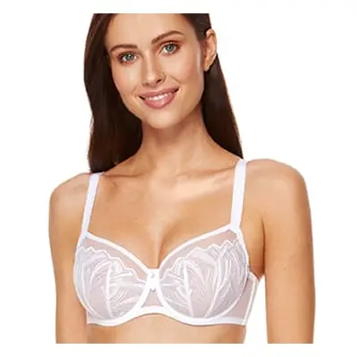 Gorteks Angel embroidered soft bra white