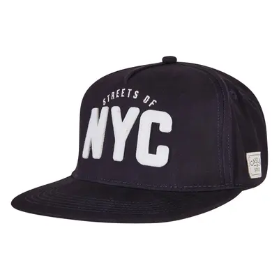 Street NYC Navy Cap/White