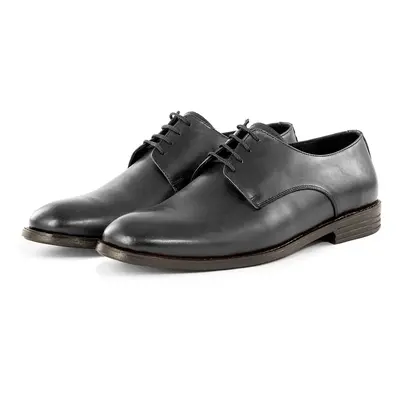 Ducavelli Pierro Genuine Leather Men's Classic Shoes, Derby Classic Shoes, Lace-Up Classic Shoes